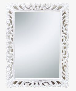 Carved edge mirror