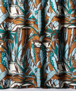 Agaves patterned curtain fabric