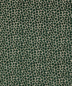 Animal print fabric forest green colefax fowler
