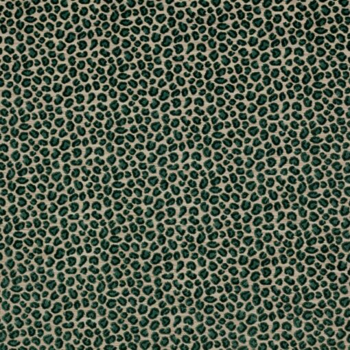 Animal print fabric forest green colefax fowler